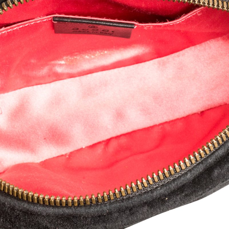 Gucci Marmont Embellished Bumbag - Black - Barde - Image 9