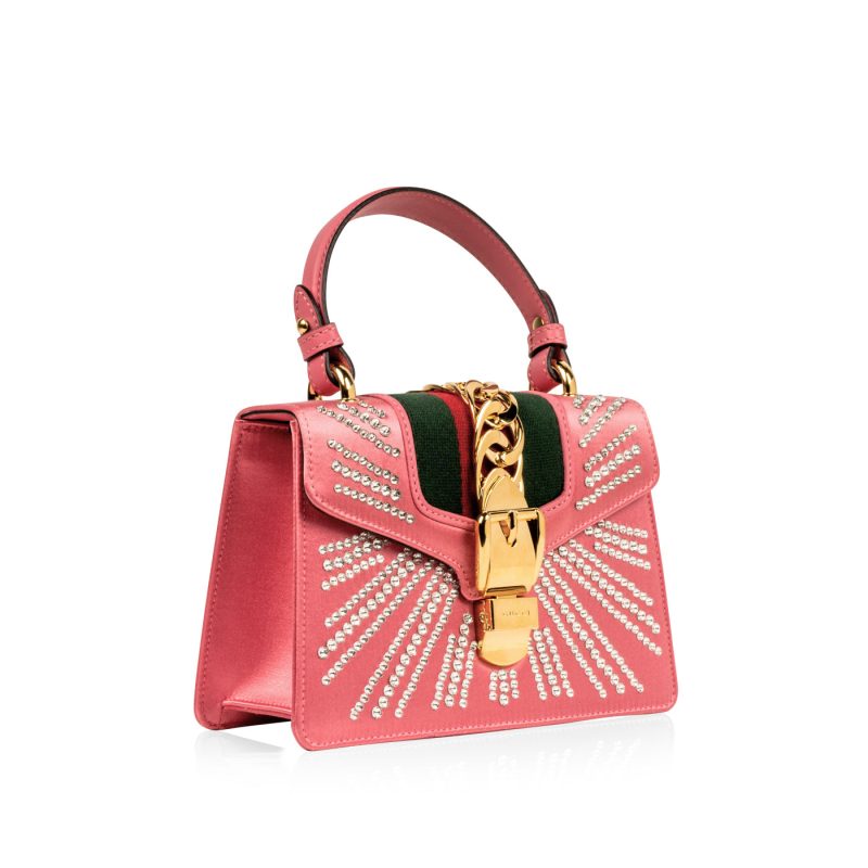 Gucci Mini Sylvie - Pink - Embellished - Barde - Image 2