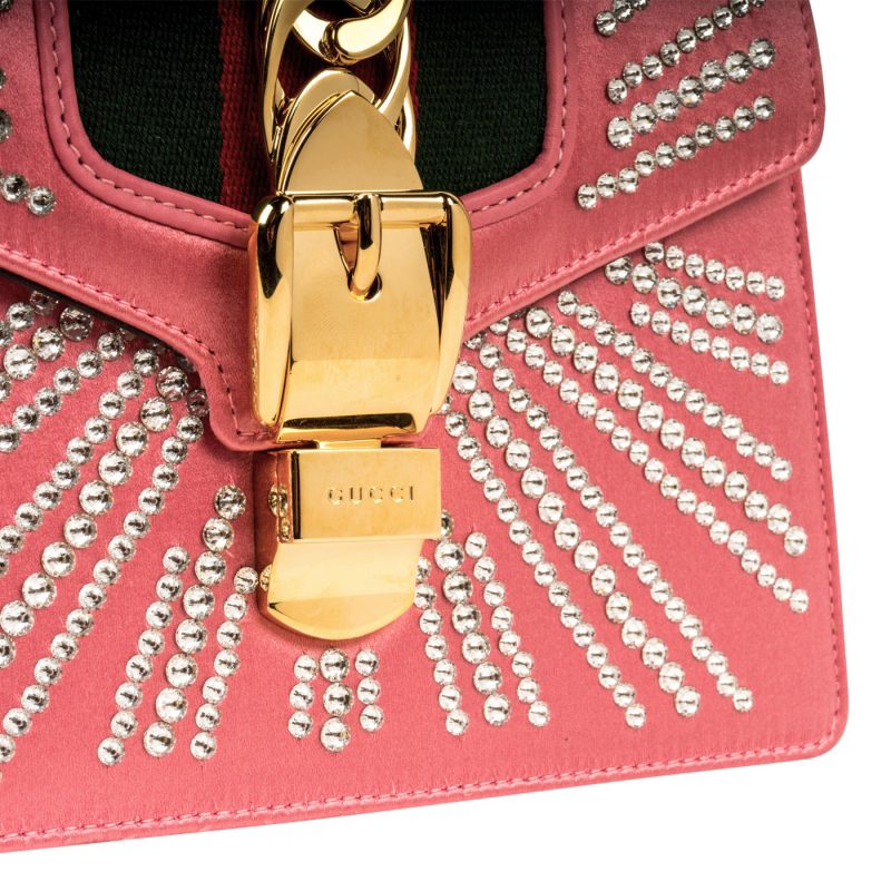 Gucci Mini Sylvie - Pink - Embellished - Barde - Image 7