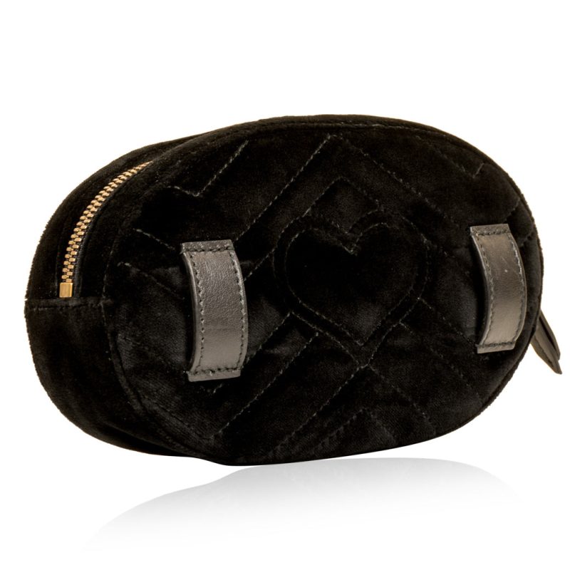 Gucci Marmont Belt Bag - Black Velvet - Barde - Image 3