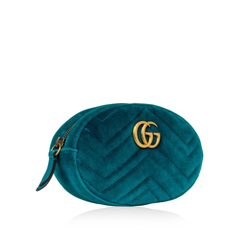 Gucci Marmont Velvet Belt Bag - Barde - Image 2