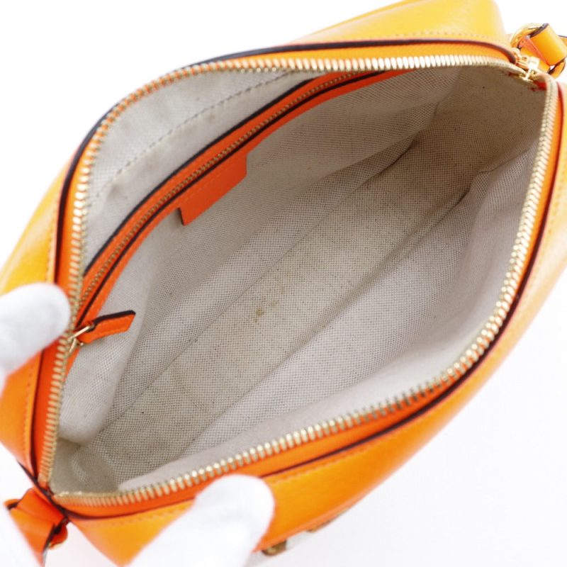 Gucci GG Flora Canvas Leather Shoulder Bag - Barde - Image 5