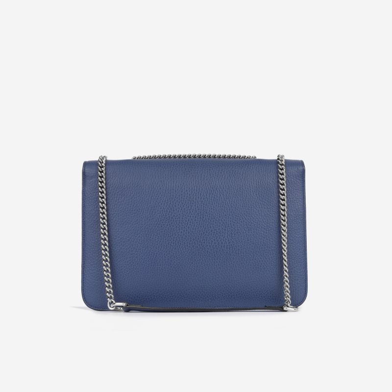 Gucci Large Interlocking GG Bag - Blue - Barde - Image 3