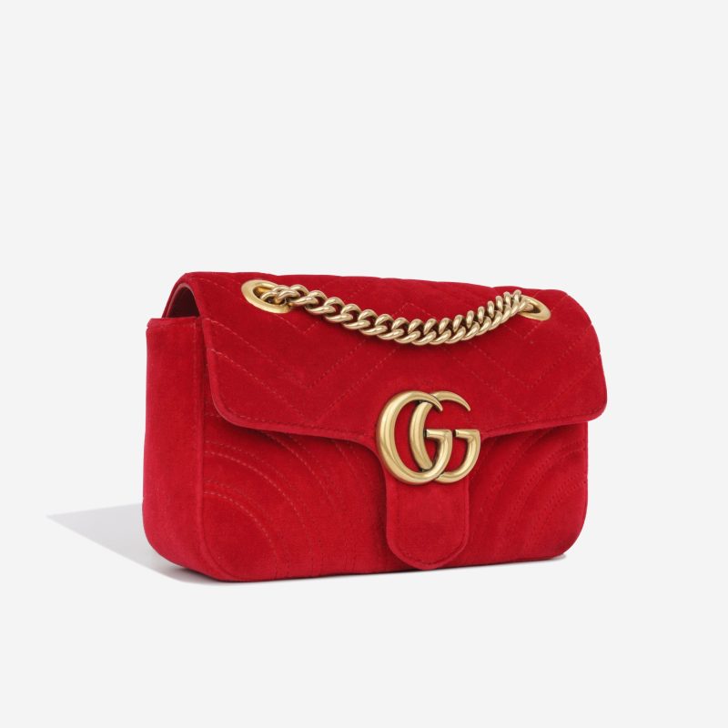 Gucci Mini Marmont - Velvet - Barde - Image 2