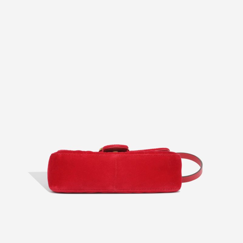 Gucci Mini Marmont - Velvet - Barde - Image 4