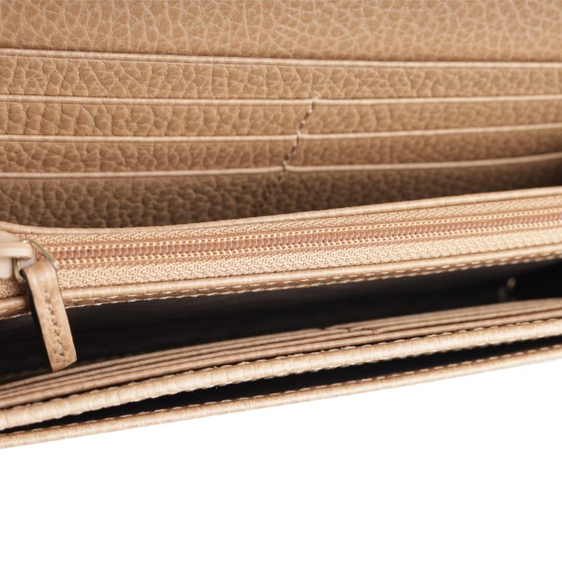 Gucci Interlocking GG Long Wallet - Beige - Barde - Image 4