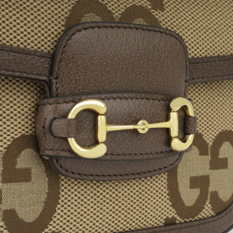 Gucci Horsebit 1995 Shoulder Bag - Jumbo GG - Barde - Image 7
