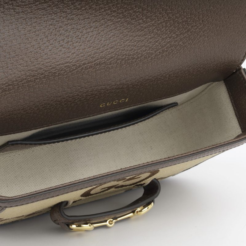 Gucci Horsebit 1995 Shoulder Bag - Jumbo GG - Barde - Image 6