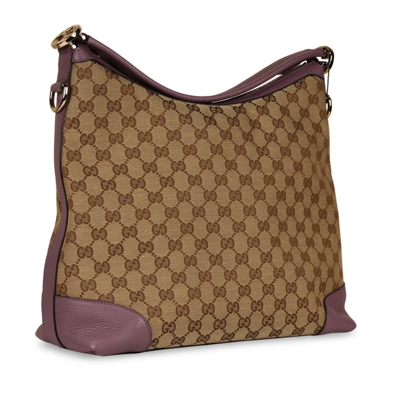 Gucci Canvas Hobo Tote - Barde - Image 2