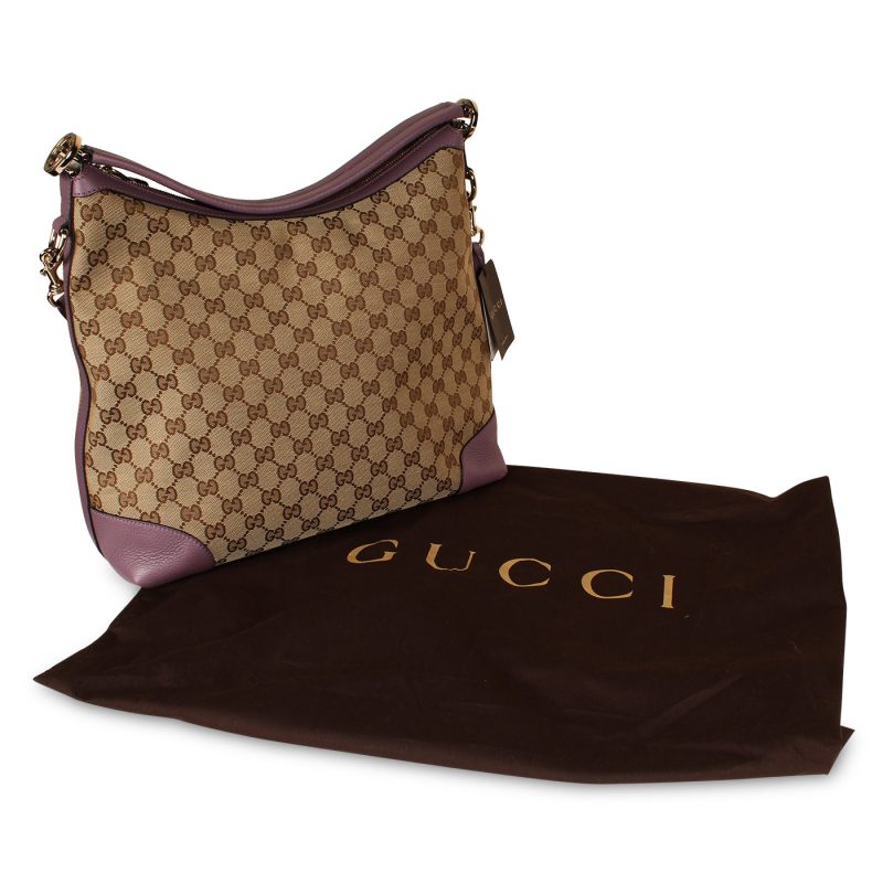 Gucci Canvas Hobo Tote - Barde - Image 10