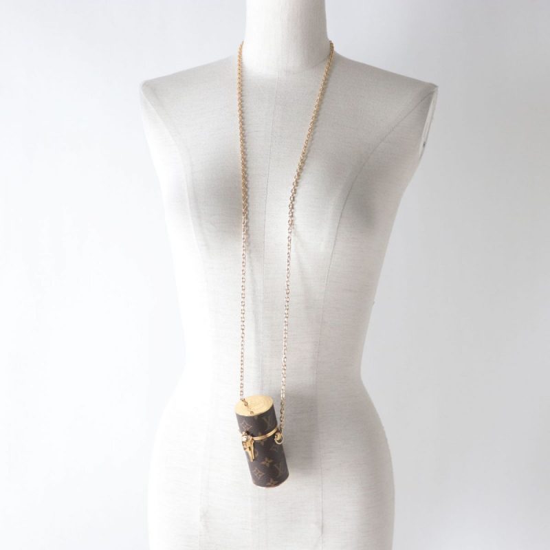 Louis Vuitton Monogram Lipstick Case Necklace - Barde - Image 8