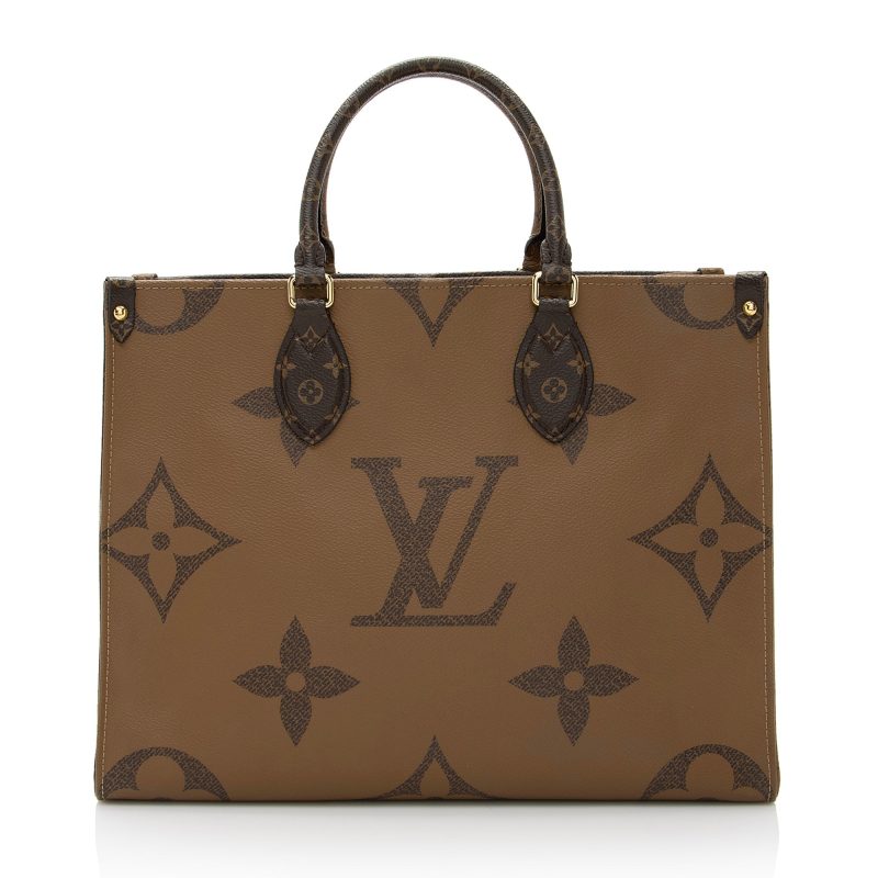 Louis Vuitton Giant Monogram Canvas Onthego MM Tote (SHF-22583) - Barde - Image 3