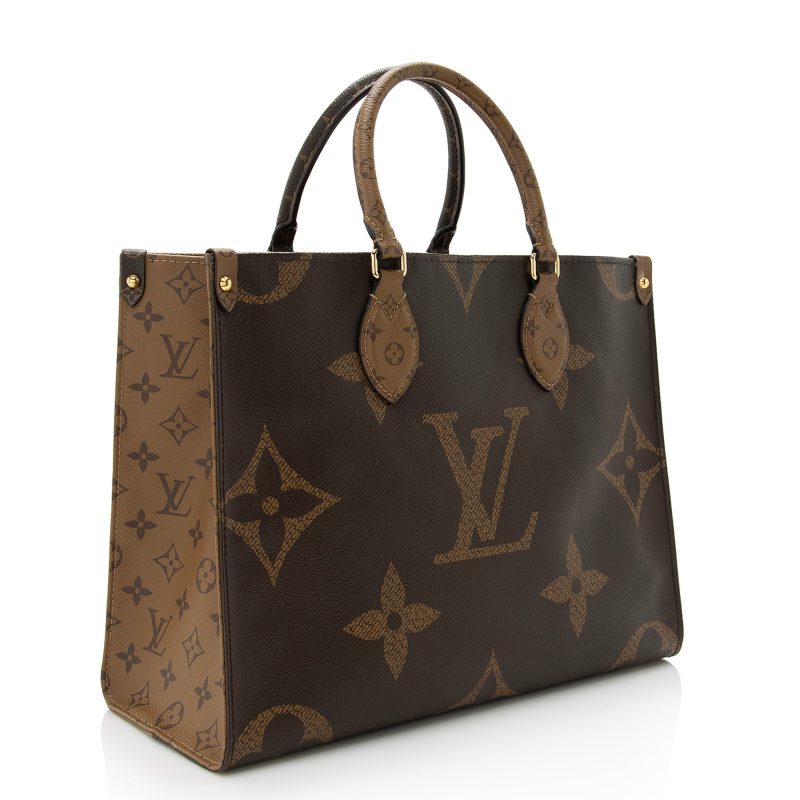 Louis Vuitton Giant Monogram Canvas Onthego MM Tote (SHF-22583) - Barde - Image 2