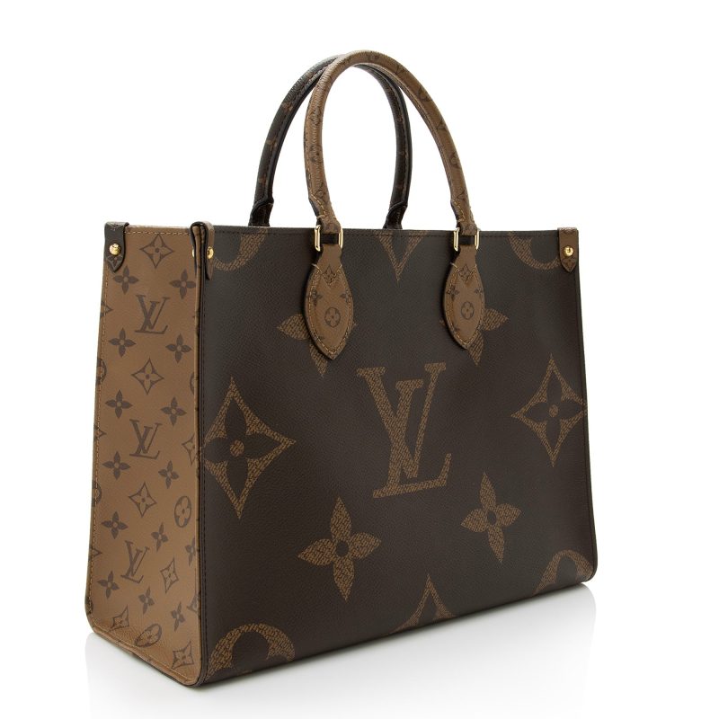 Louis Vuitton Giant Monogram Canvas Onthego MM Tote (SHF-22343) - Barde - Image 2