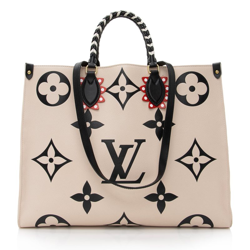 Louis Vuitton Giant Monogram Empreinte Crafty Onthego GM Tote (SHF-22865) - Barde