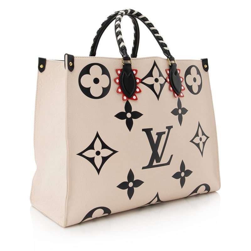 Louis Vuitton Giant Monogram Empreinte Crafty Onthego GM Tote (SHF-22865) - Barde - Image 2