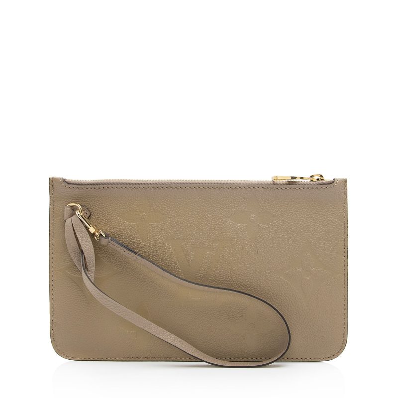 Louis Vuitton Giant Monogram Empreinte Neverfull MM Pochette (SHF-23151) - Barde - Image 3