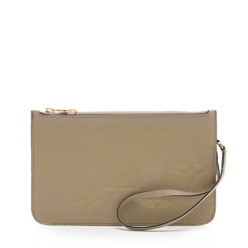 Louis Vuitton Giant Monogram Empreinte Neverfull MM Pochette (SHF-23151) - Barde