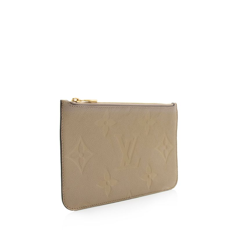 Louis Vuitton Giant Monogram Empreinte Neverfull MM Pochette (SHF-23151) - Barde - Image 2