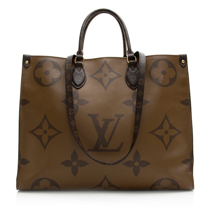 Louis Vuitton Giant Monogram Canvas Onthego GM Tote (SHF-21562) - Barde - Image 3