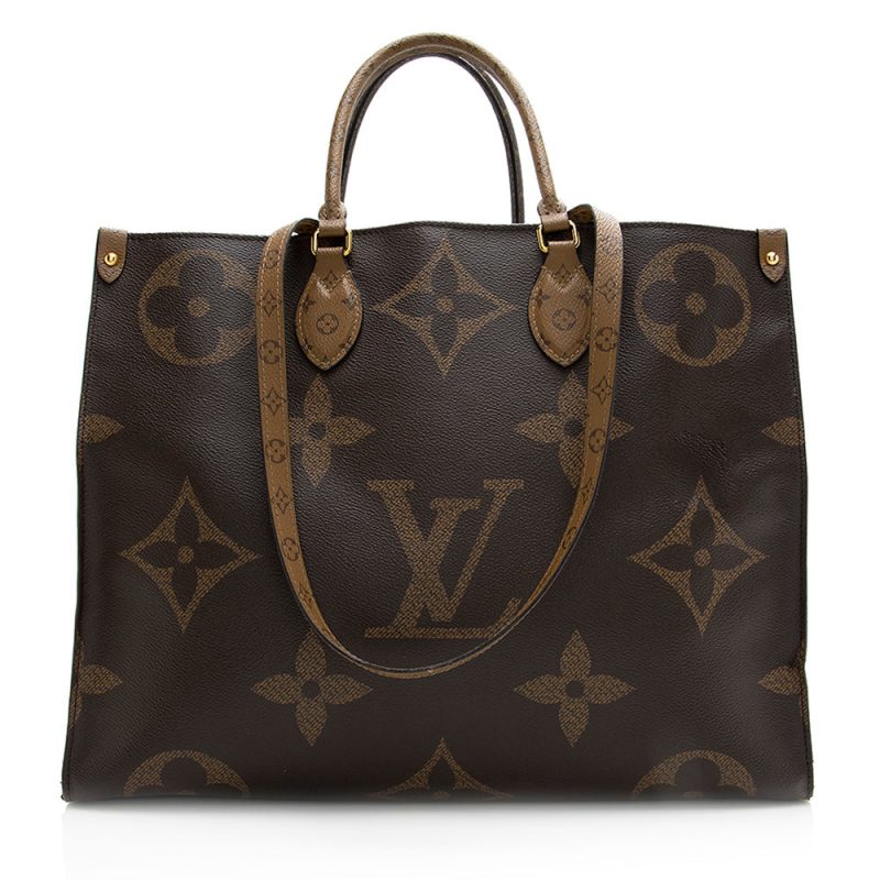 Louis Vuitton Giant Monogram Canvas Onthego GM Tote (SHF-21562) - Barde