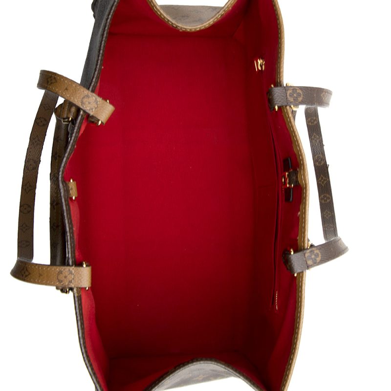 Louis Vuitton Giant Monogram Canvas Onthego GM Tote (SHF-21562) - Barde - Image 7