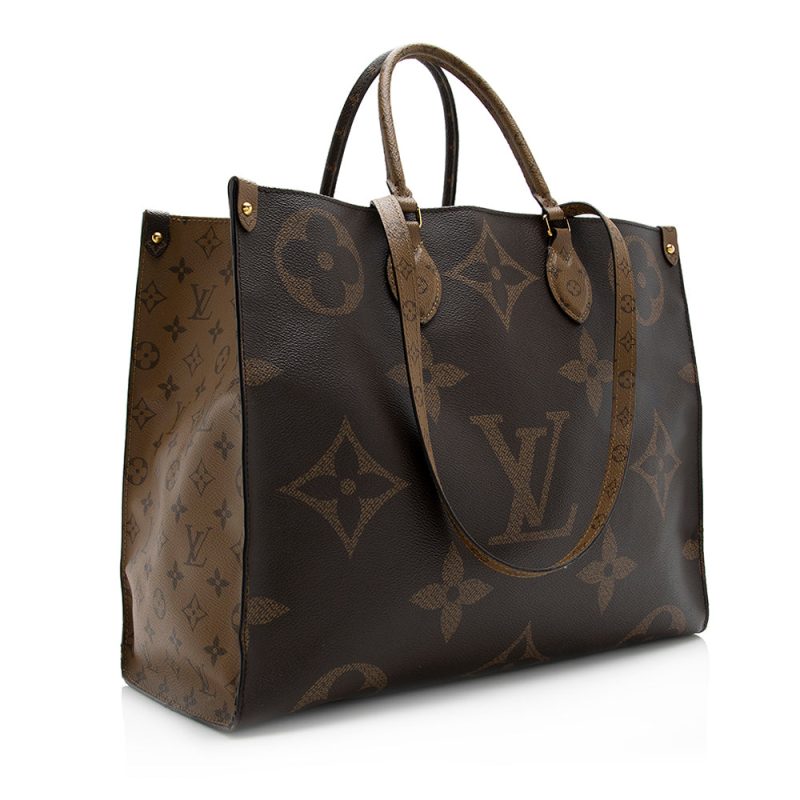 Louis Vuitton Giant Monogram Canvas Onthego GM Tote (SHF-21562) - Barde - Image 2