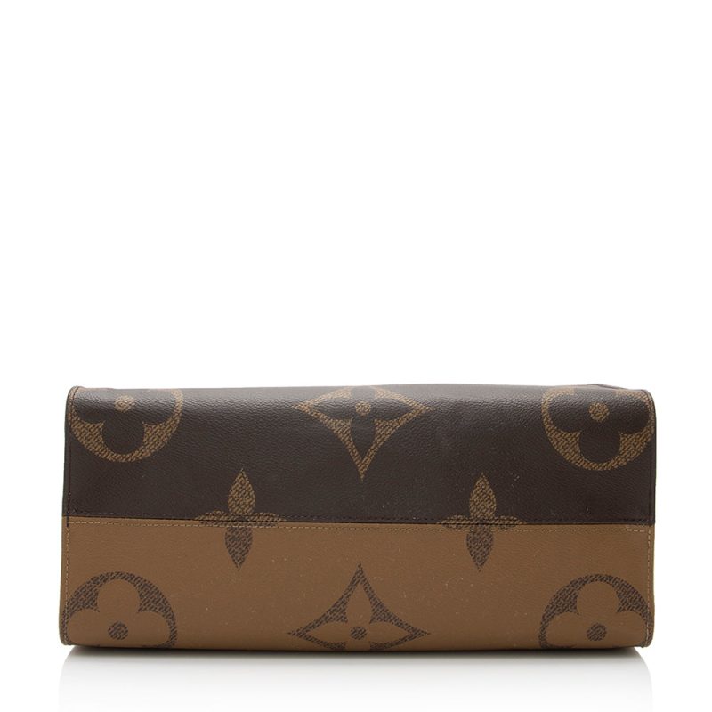 Louis Vuitton Giant Monogram Canvas Onthego MM Tote (SHF-21683) - Barde - Image 4