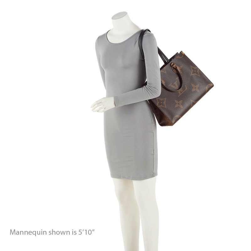 Louis Vuitton Giant Monogram Canvas Onthego MM Tote (SHF-21683) - Barde - Image 5
