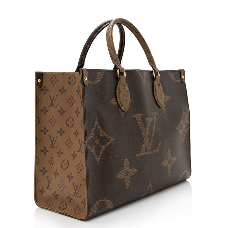 Louis Vuitton Giant Monogram Canvas Onthego MM Tote (SHF-21683) - Barde - Image 2