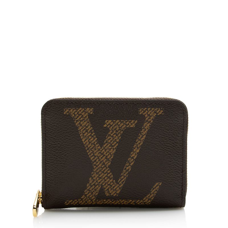 Louis Vuitton Giant Monogram Zippy Coin Purse (SHF-21819) - Barde