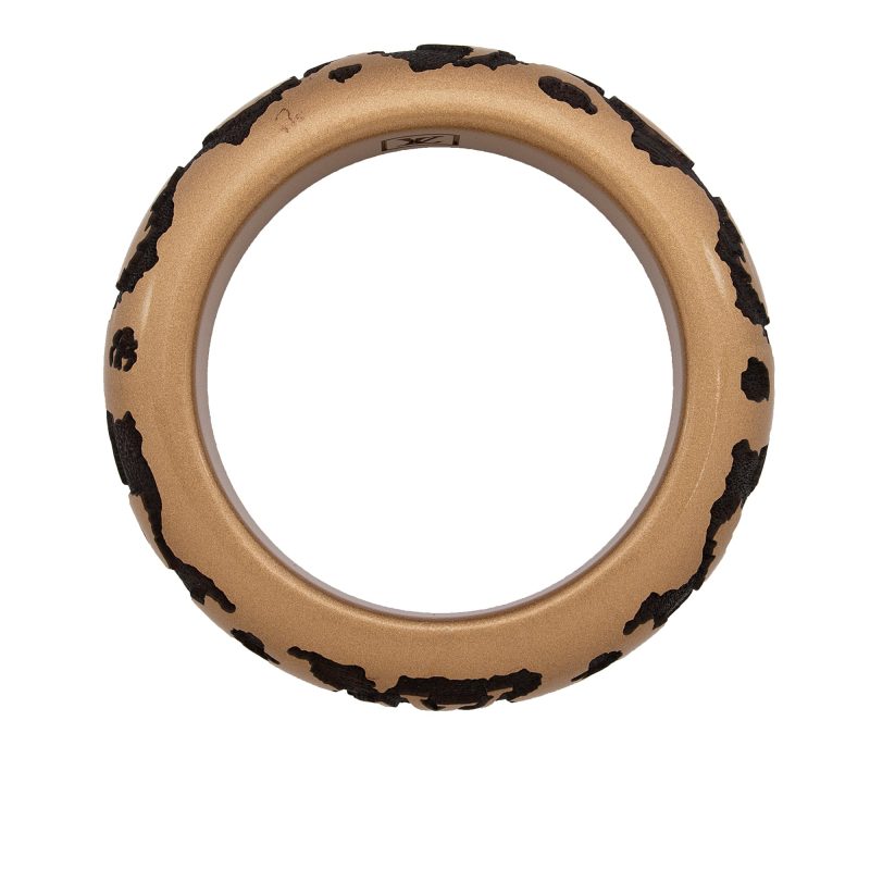 Louis Vuitton Lacquer Wood Leomonogram Bangle Bracelet (SHF-23030) - Barde - Image 2