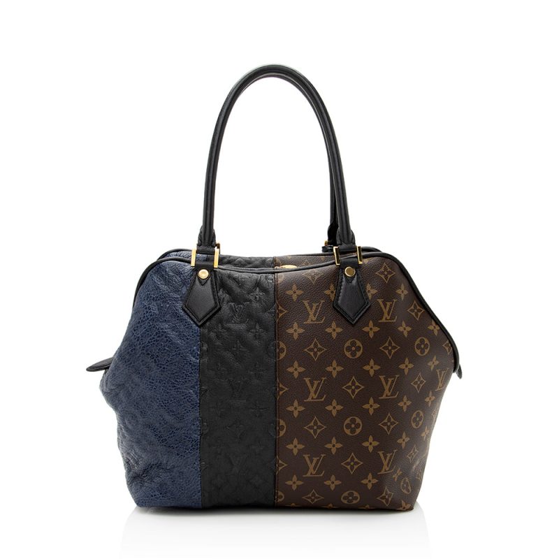 Louis Vuitton Limited Edition Monogram Blocks Zipped Tote (SHF-21473) - Barde - Image 3