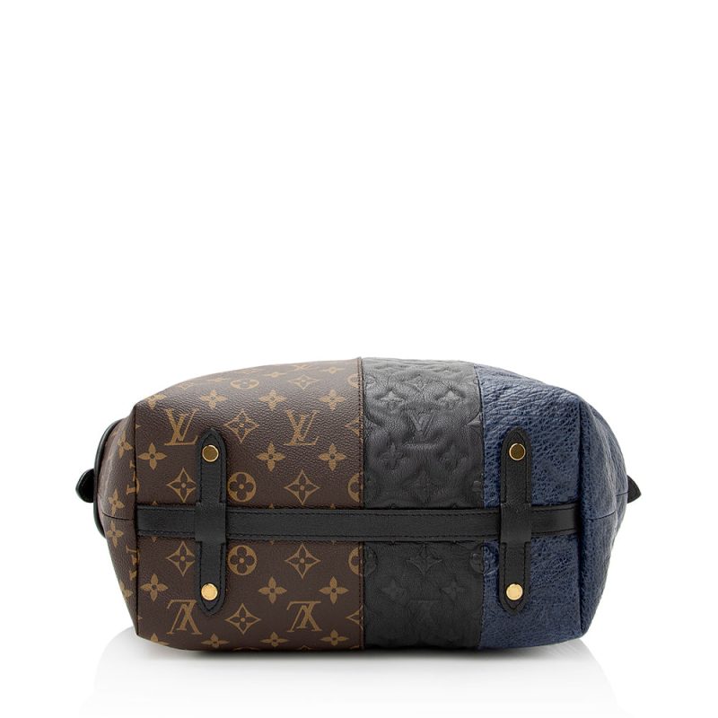 Louis Vuitton Limited Edition Monogram Blocks Zipped Tote (SHF-21473) - Barde - Image 4