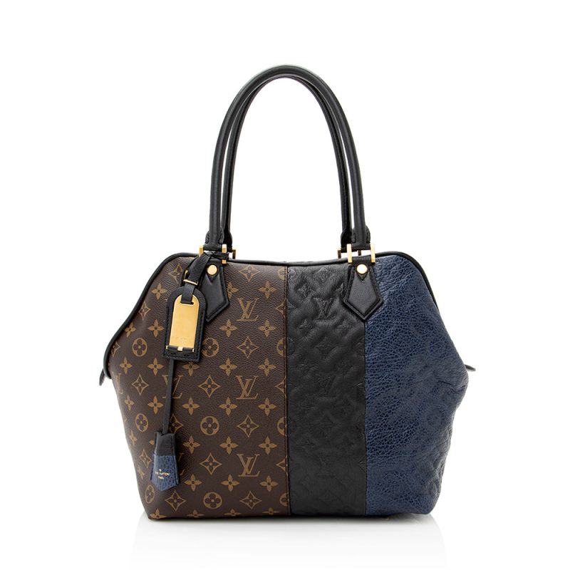 Louis Vuitton Limited Edition Monogram Blocks Zipped Tote (SHF-21473) - Barde