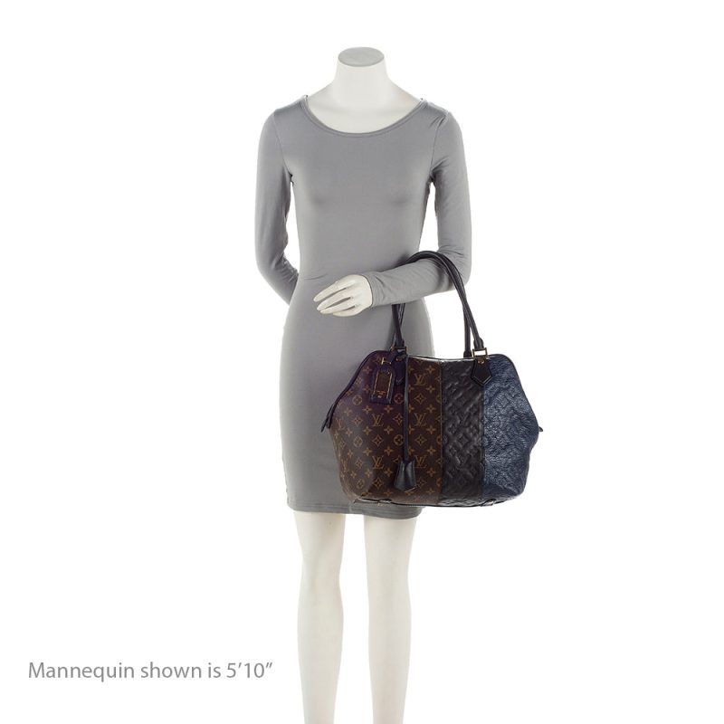 Louis Vuitton Limited Edition Monogram Blocks Zipped Tote (SHF-21473) - Barde - Image 5