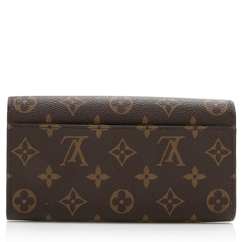 Louis Vuitton Limited Edition Monogram Canvas Illustre Transatlantic Sarah Wallet (SHF-21535) - Barde - Image 3