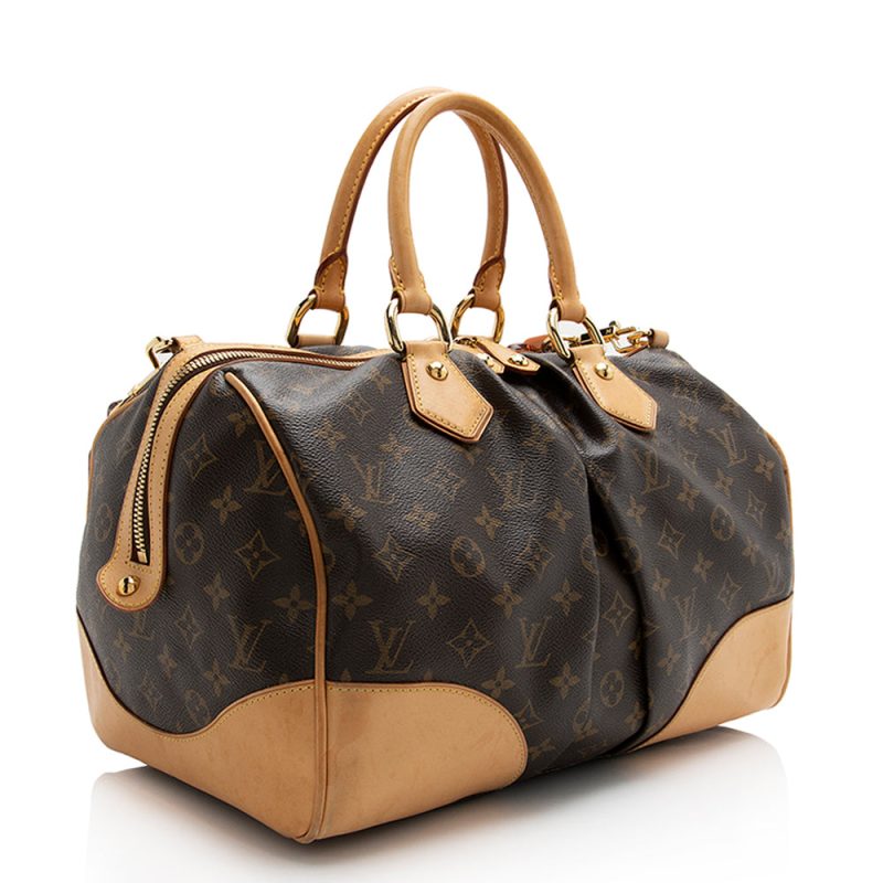 Louis Vuitton Limited Edition Monogram Canvas Stephen Satchel (SHF-22078) - Barde - Image 2