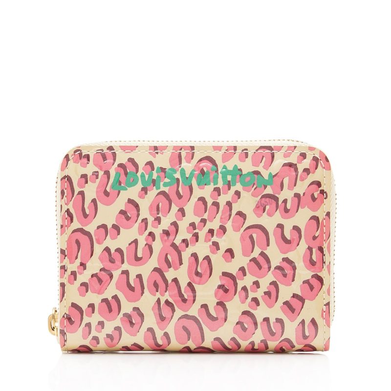 Louis Vuitton Limited Edition Stephen Sprouse Monogram Vernis Leopard Zippy Coin Purse (SHF-23865) - Barde