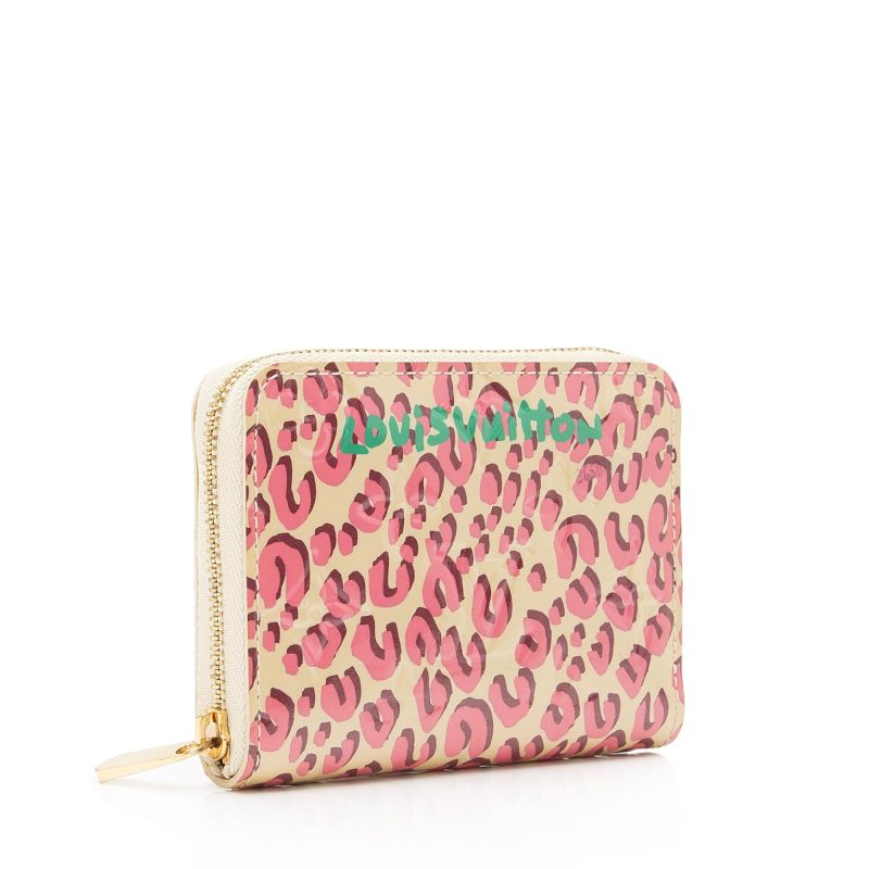 Louis Vuitton Limited Edition Stephen Sprouse Monogram Vernis Leopard Zippy Coin Purse (SHF-23865) - Barde - Image 2