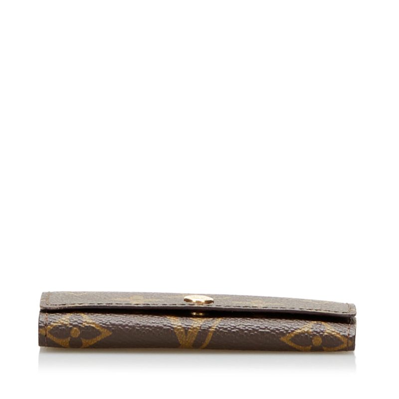 Louis Vuitton Monogram 4 Key Holder (SHG-36927) - Barde - Image 4