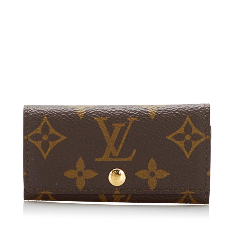 Louis Vuitton Monogram 4 Key Holder (SHG-36927) - Barde