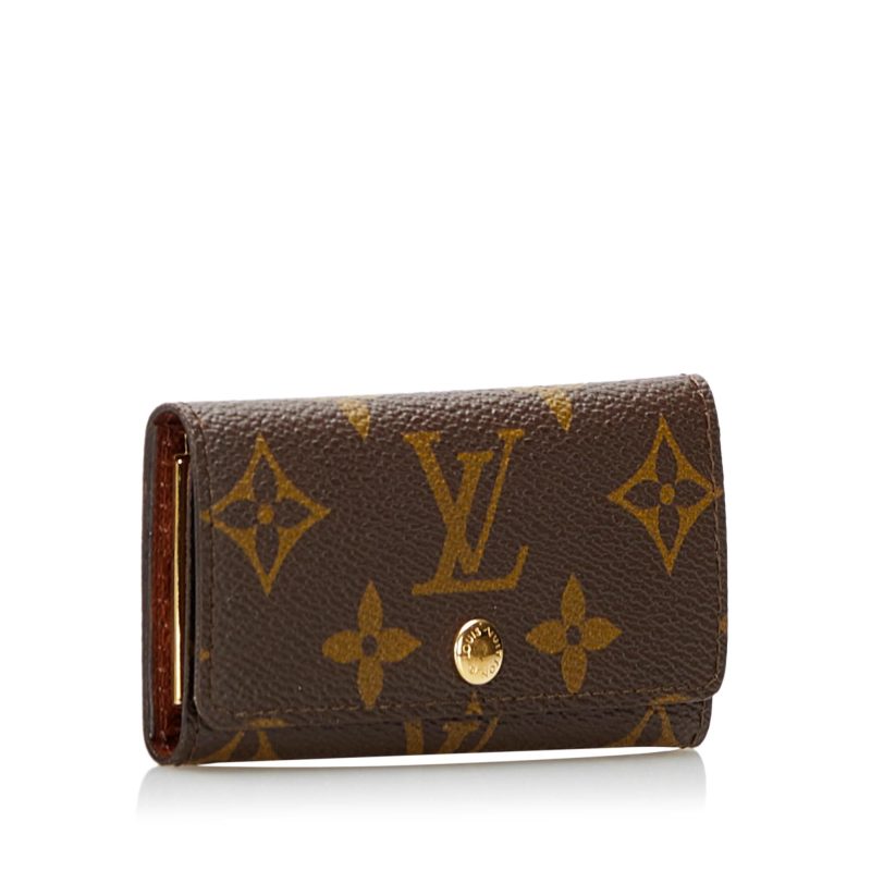 Louis Vuitton Monogram 4 Key Holder (SHG-36927) - Barde - Image 2