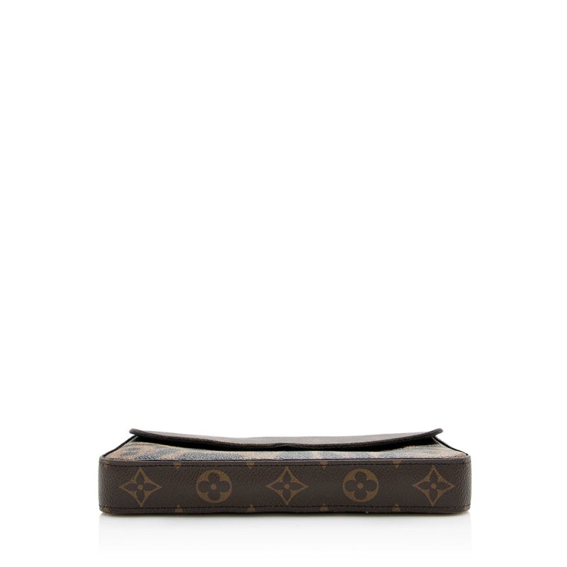Louis Vuitton Monogram Canvas Animal Print Felicie Pochette (SHF-21424) - Barde - Image 4
