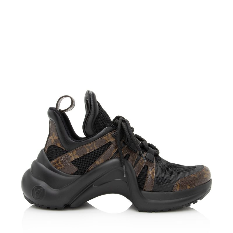 Louis Vuitton Monogram Canvas Archlight Sneakers - Size 9 / 39 (SHF-22340) - Barde