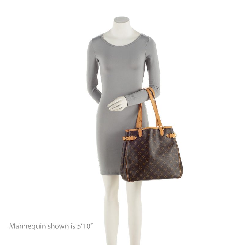 Louis Vuitton Monogram Canvas Batignolles Vertical Tote (SHF-22448) - Barde - Image 5