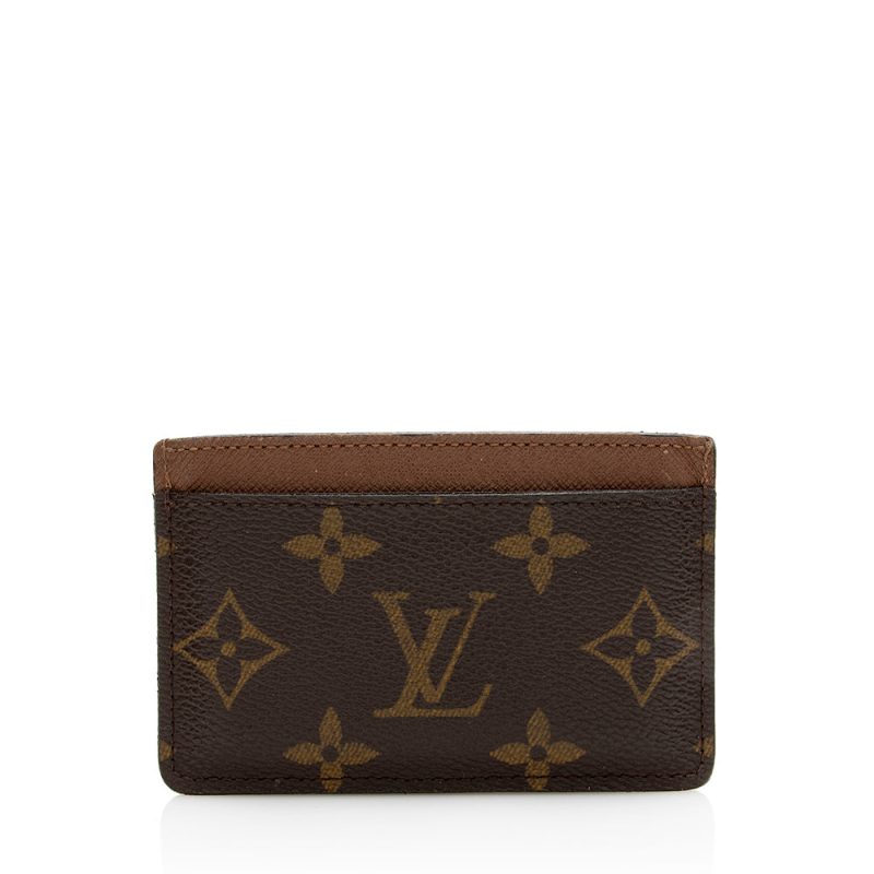 Louis Vuitton Monogram Canvas Card Holder (SHF-21330) - Barde - Image 3