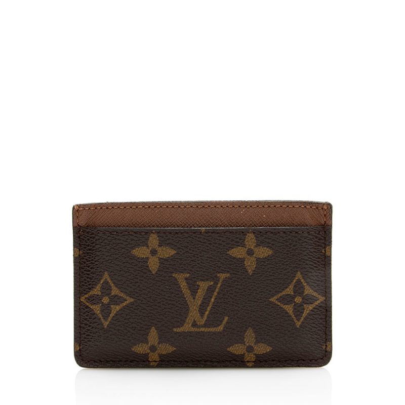 Louis Vuitton Monogram Canvas Card Holder (SHF-21330) - Barde