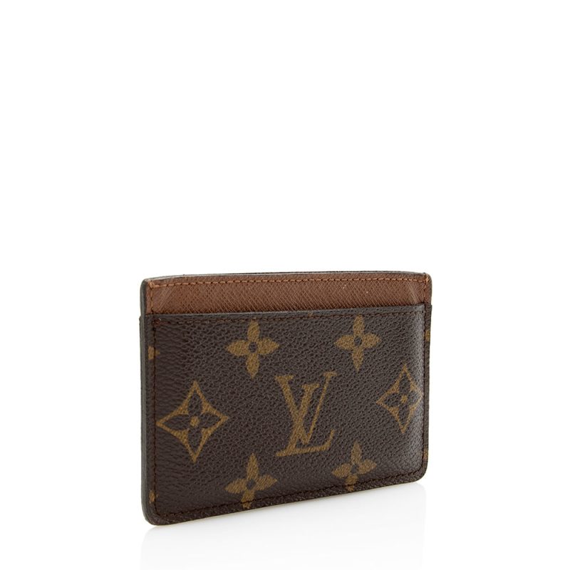 Louis Vuitton Monogram Canvas Card Holder (SHF-21330) - Barde - Image 2