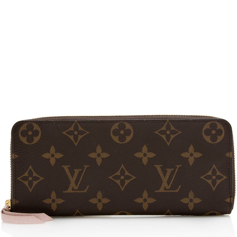 Louis Vuitton Monogram Canvas Clemence Wallet (SHF-22007) - Barde